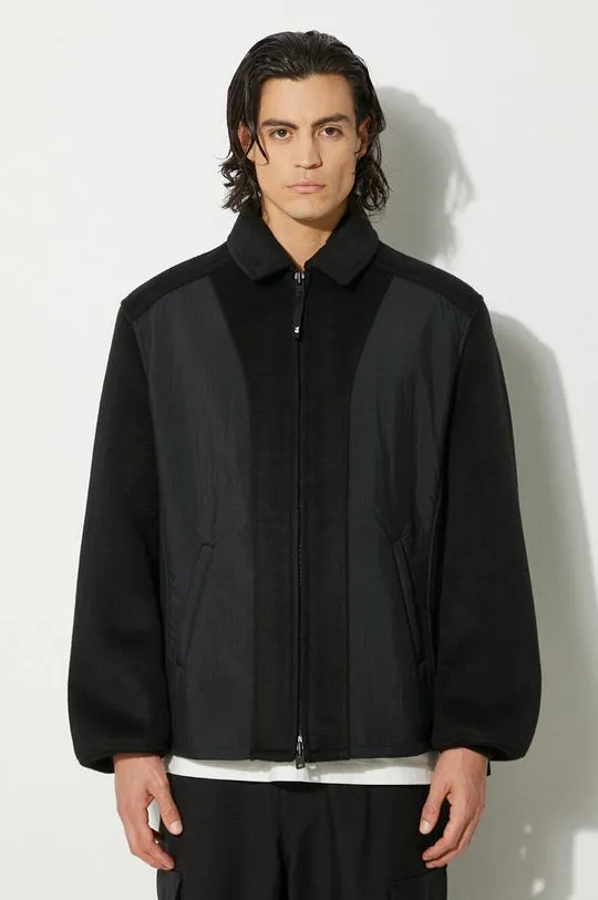 Y-3 wool jacket Melton black color IW7505