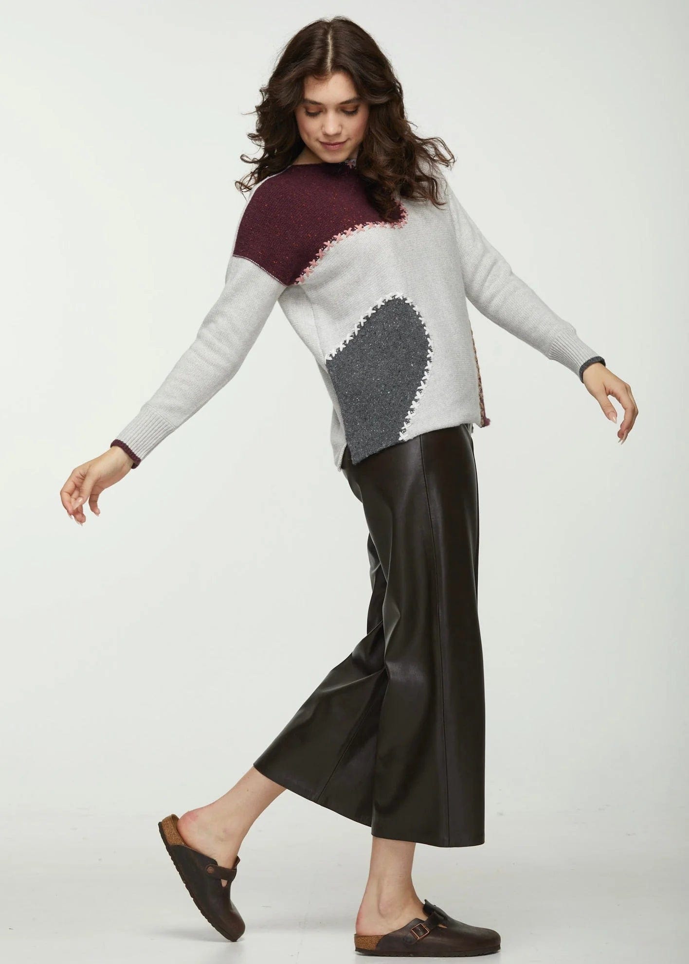 Zacket&Plover Patchwork Sweater- ZP5306U