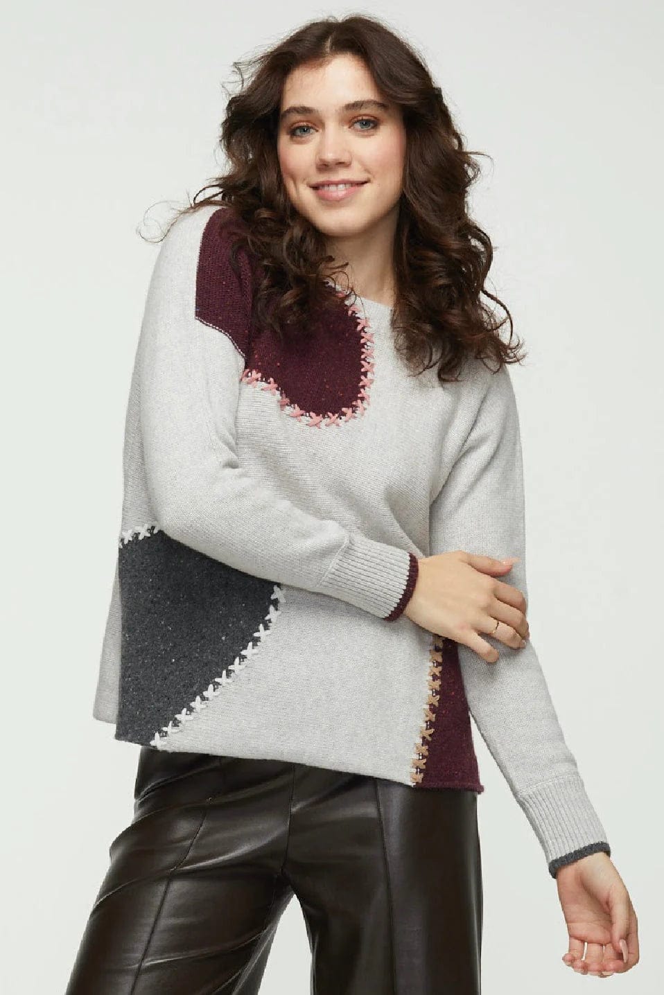 Zacket&Plover Patchwork Sweater- ZP5306U