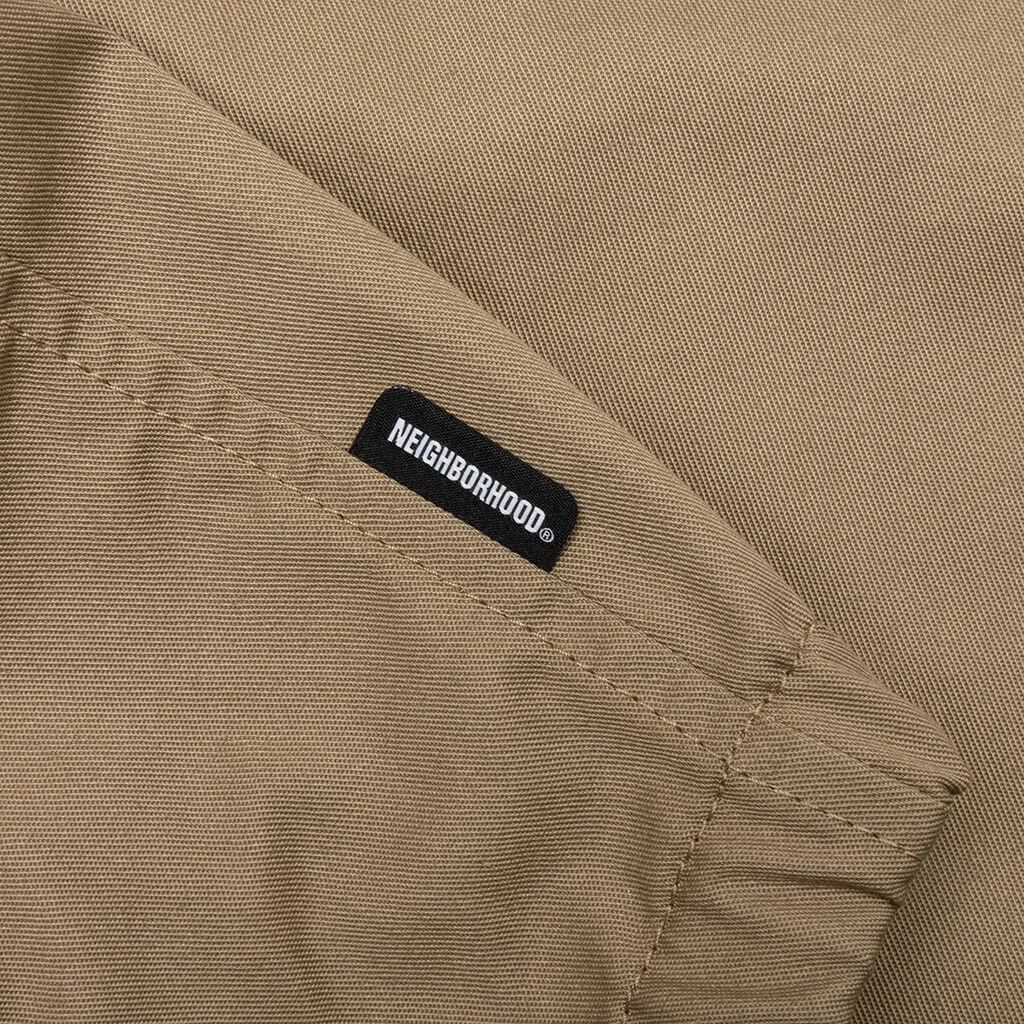 Zip Work Jacket - Beige